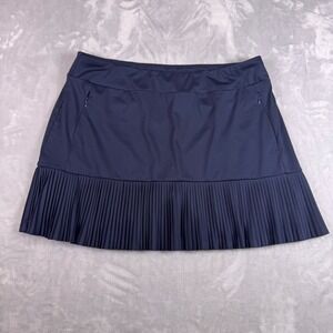 Tail‎ Arabella 17" Golf Skort Blue Pleated Athletic Tennis Womens XL Pockets